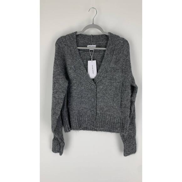 Urban Revivo Wool Blend Cardigan Sweater Grey Womens Small 4 New Button Up - Picture 1 of 10